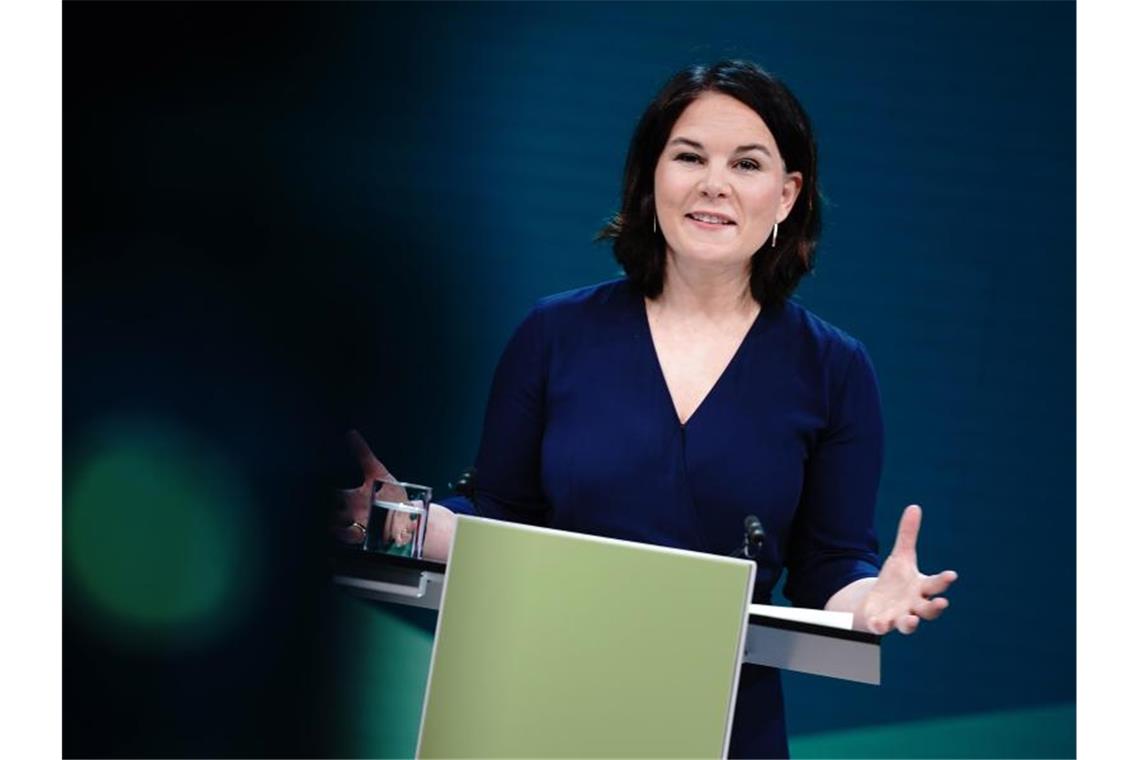 Baerbock geht für die Grünen ins Rennen ums Kanzleramt Die Grünen-Vorsitzende Annalena Baerbock soll ihre Partei als Kanzlerkandidatin in die Bundestagswahl führen. Foto: Kay Nietfeld/dpa