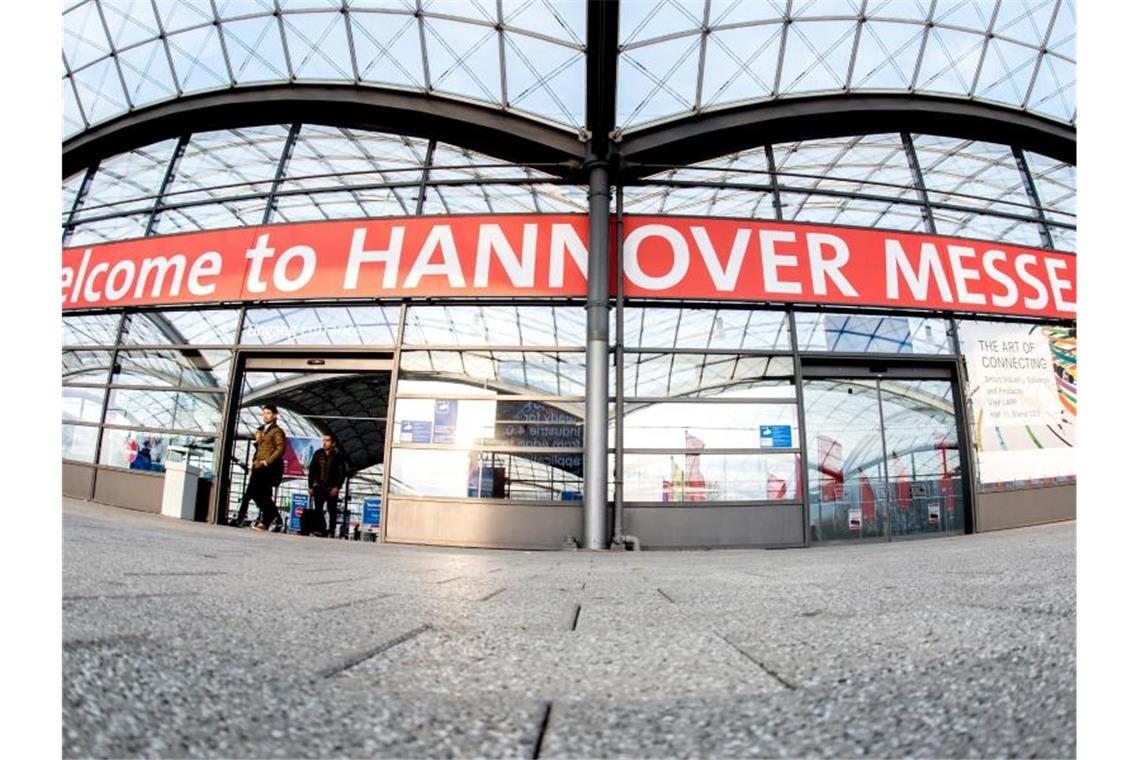 Die Hannover Messe als größte Industriemesse der Welt fällt dieses Jahr wegen des Coronavirus aus. Foto: Hauke-Christian Dittrich/dpa/Archivbild