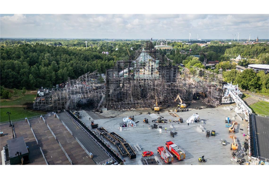 Tomorrowland-Festival startet trotz abgebrannter Hauptbühne