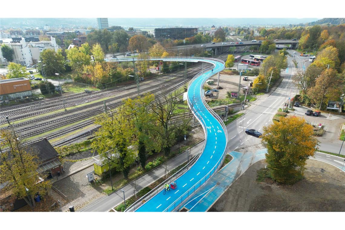 Heizung der Radbrücke in Tübingen ist defekt Die Heizung der Radbrücke West in Tübingen ist defekt. (Archivbild)