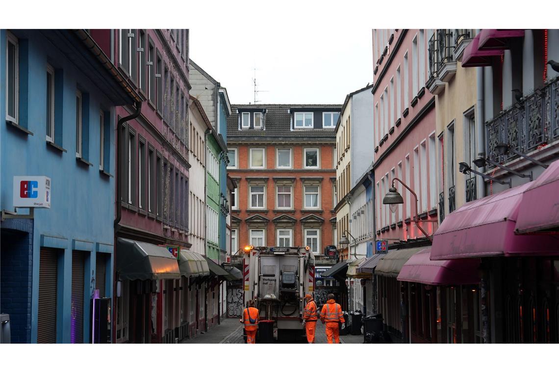 Die Herbertstraße ist die wohl berühmteste Bordellgasse im Hamburger Stadtteil St. Pauli.