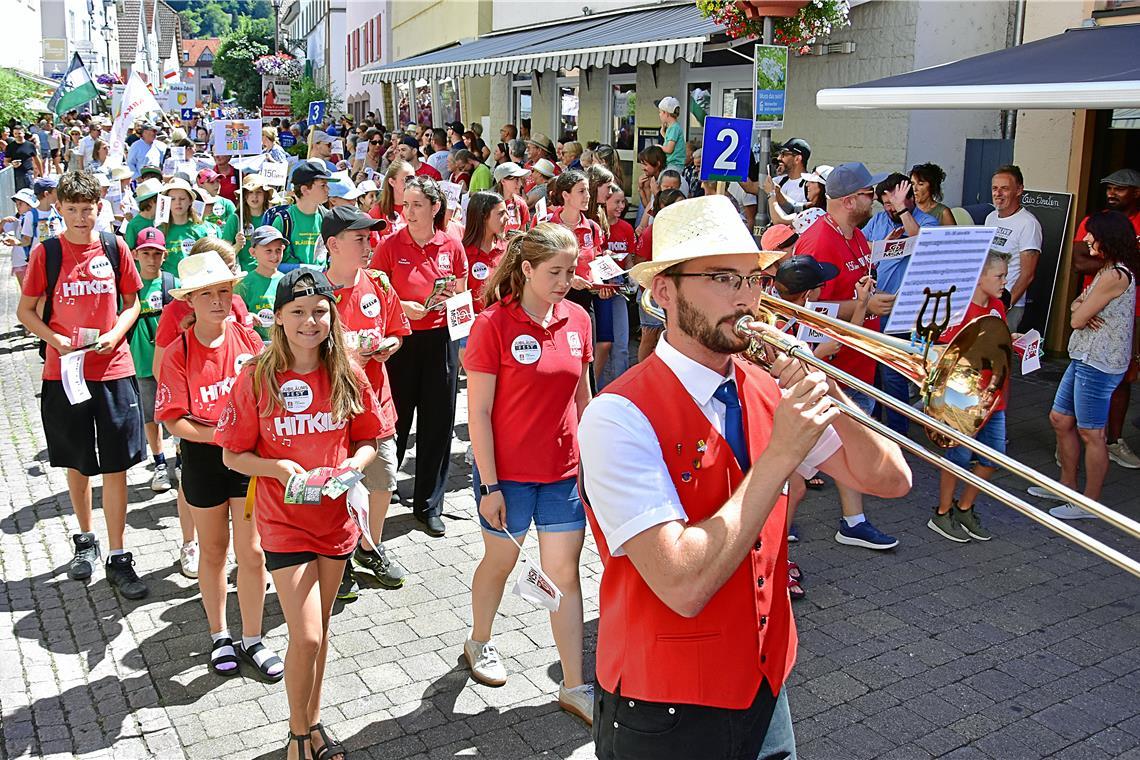 Die Hitkids. Feier zu 60 Jahre Städtepartnerschaft Murrhardt und Château-Gontier...