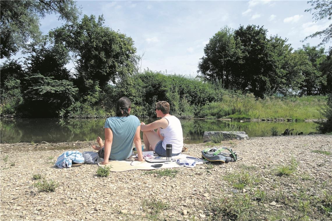 Die im Zuge der Gartenschau renaturierte Rems lädt zwischen Winterbach und Remshalden zu einem Picknick ein. Foto: M. Winterling