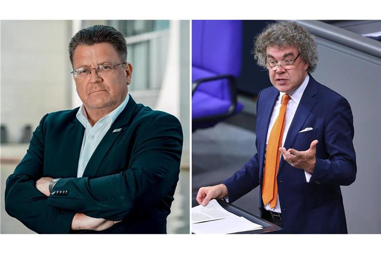 Die Immunität der AfD-Abgeordneten Stephan Brandner (l.) und Matthias Moosdorf wurden aufgehoben (Archivfoto).