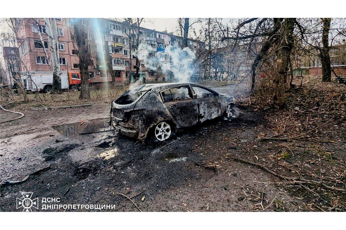 Stromausfälle nach russischem Luftangriff auf Krywyj Rih Die Industriestadt Krywyj Rih ist immer wieder Ziel von russischen Angriffen mit Raketen und Kampfdrohnen. (Archivbild)
