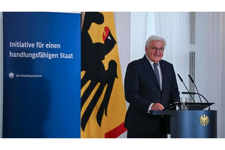 Die Initiative für einen handlungsfähigen Staat legt ihren Abschlussbericht vor - Schirmherr ist Bundespräsident Steinmeier.