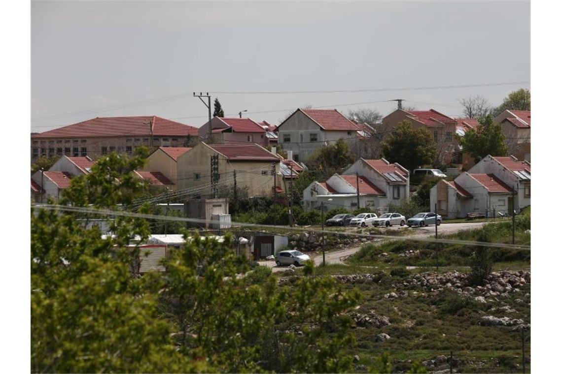 Die israelische Siedlung „Shifot Rahil“ in der besetzten Westbank. Foto: Shadi Jarar'ah/APA Images via ZUMA Wire/dpa