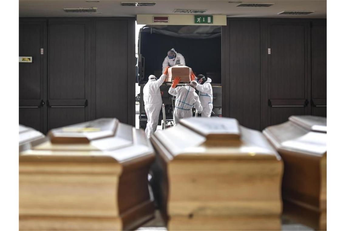 „Patient Nr. 1“: Zwei Jahre Corona in Italien Die italienische Region Lombardei war zu Beginn der Corona-Pandemie besonders schwer getroffen. (Archivbild). Foto: Claudio Furlan/LaPresse/AP/dpa