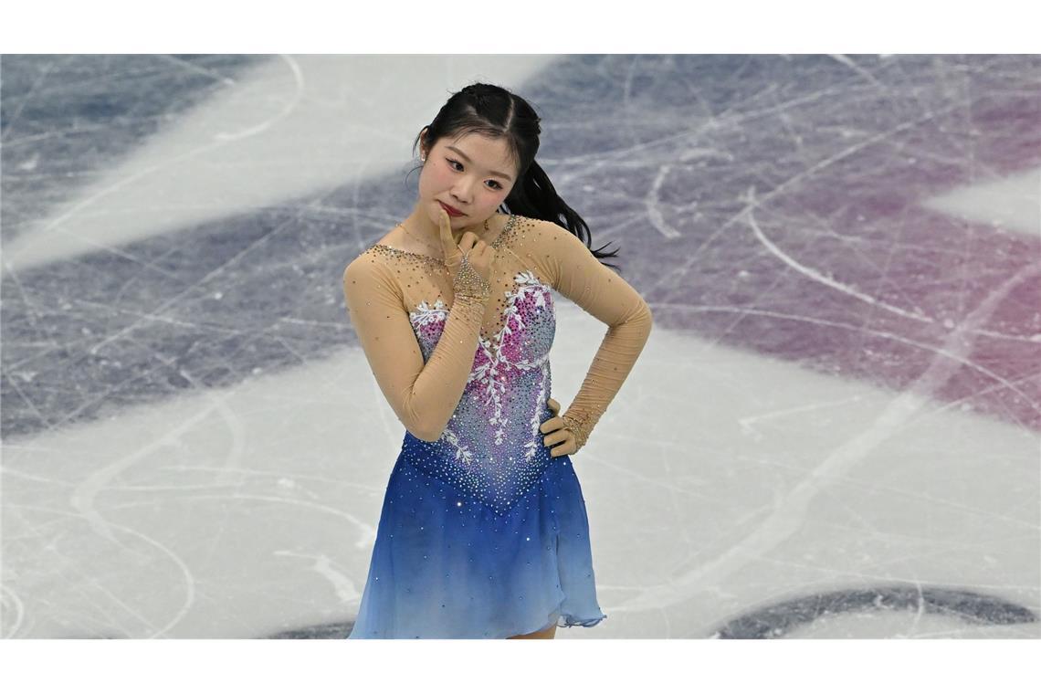 Die Japanerin Ami Nakai gewinnt Bronze.