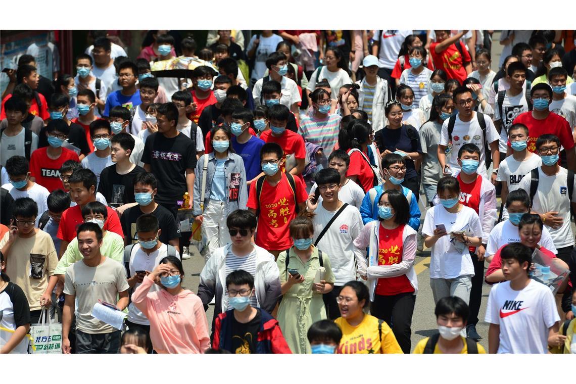 Die Jugendarbeitslosigkeit in China ist im August auf 18,9 Prozent gestiegen. (Archivbild)