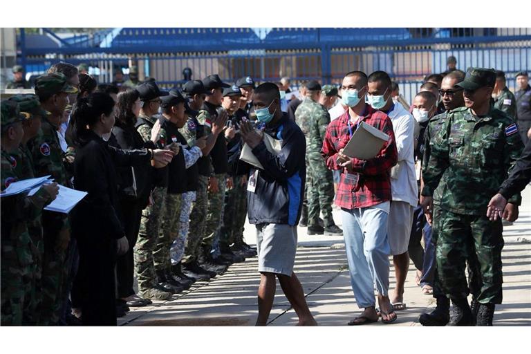 Die kambodschanischen Soldaten waren 155 Tage in Thailand inhaftiert gewesen.