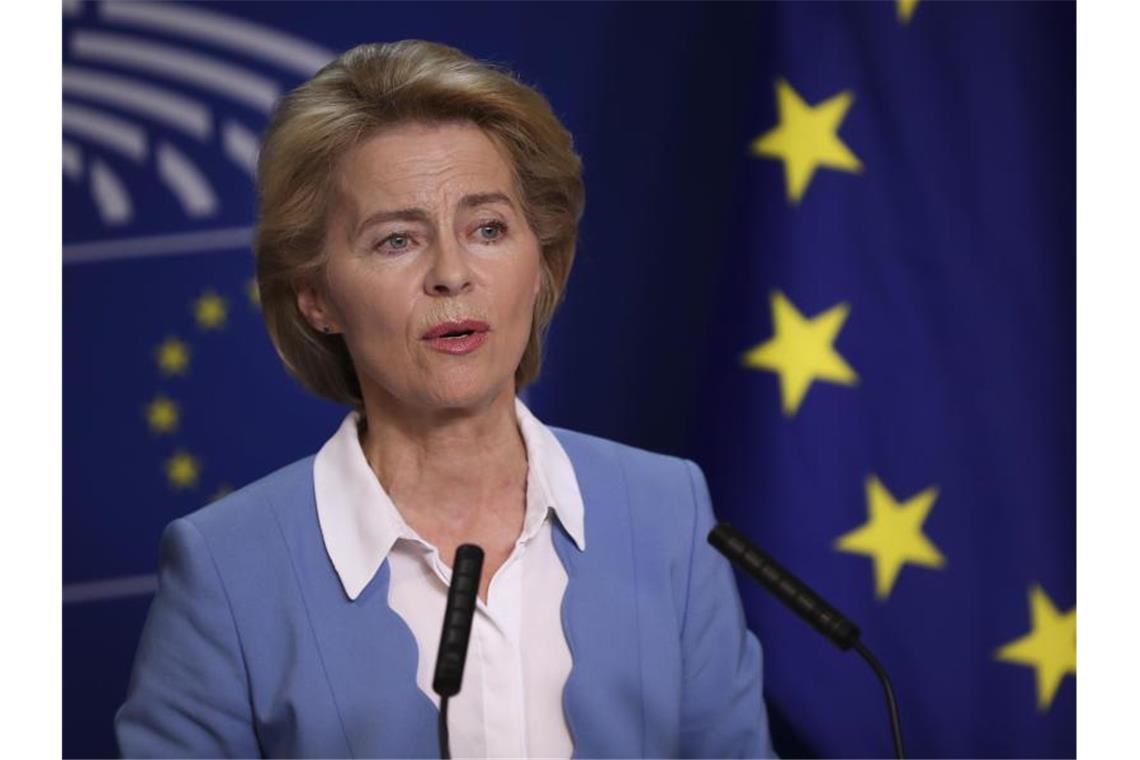 Die Kandidatin für das Amt der Präsidentin der Europäischen Kommission: Ursula von der Leyen. Foto: Francisco Seco/AP