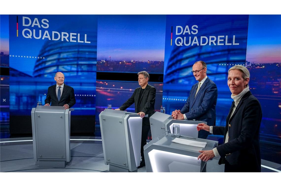 Viererrunde: Merz sieht SPD oder Grüne als mögliche Partner