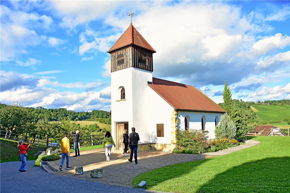 Die Kapelle St. Urban erbaut 2013 von Karl und Inge Ferber. Tag der offenen Tür ...