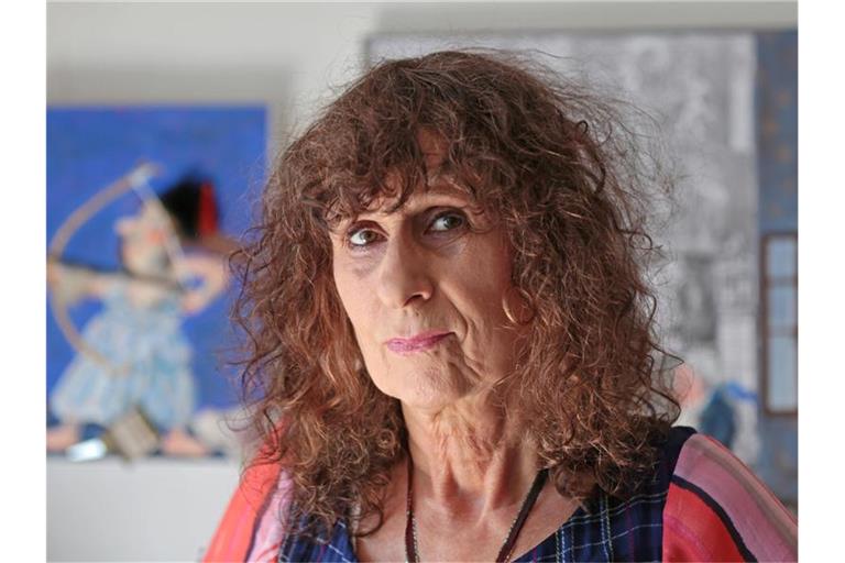 Die Karikaturistin Franziska Becker. Foto: Oliver Berg/Archivbild