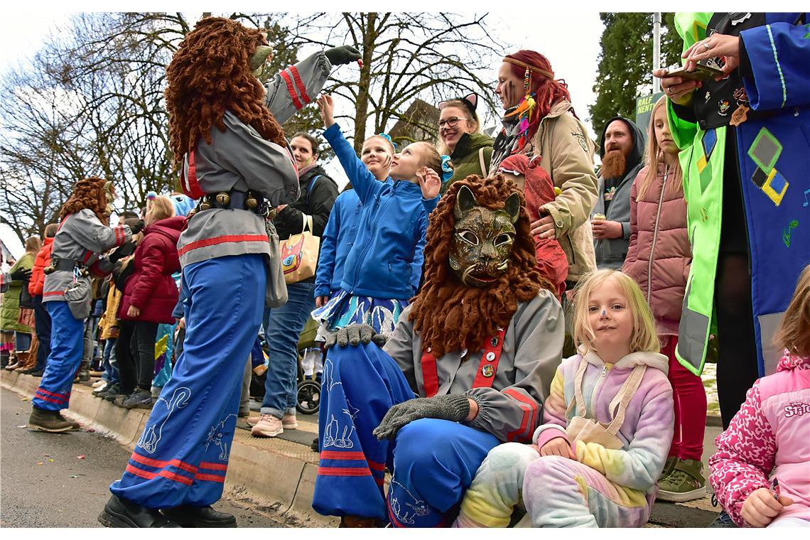 Die Katzastrecker aus Blaustein. Faschingsumzug in Althütte. SK