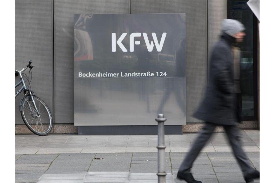 Die KfW-Zentrale in Frankfurt. Foto: Frank Rumpenhorst/dpa