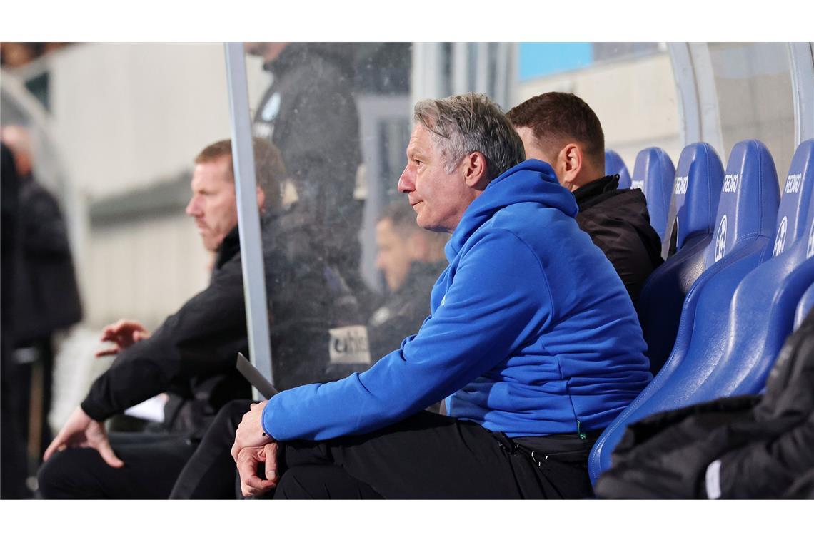 Die Kickers-Bank mit Lutz Siebrecht.