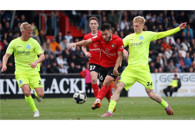 Die Kickers hatten in Großaspach das Nachsehen.