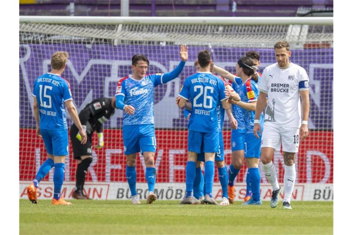 Aufstiegsrennen: Kiel meldet sich zurück - Düsseldorf patzt