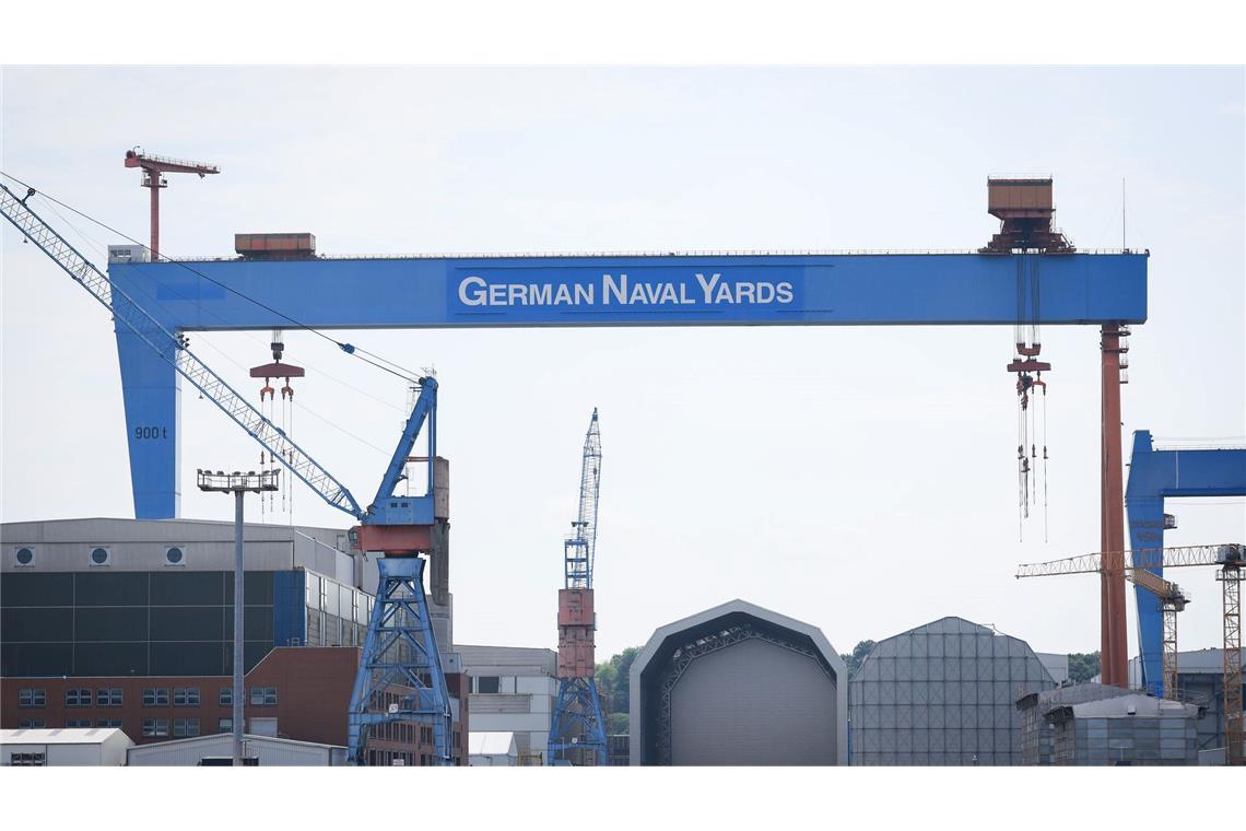 Die Kieler Werft von German Naval Yards - vielleicht gehört sie künftig zu Rheinmetall.