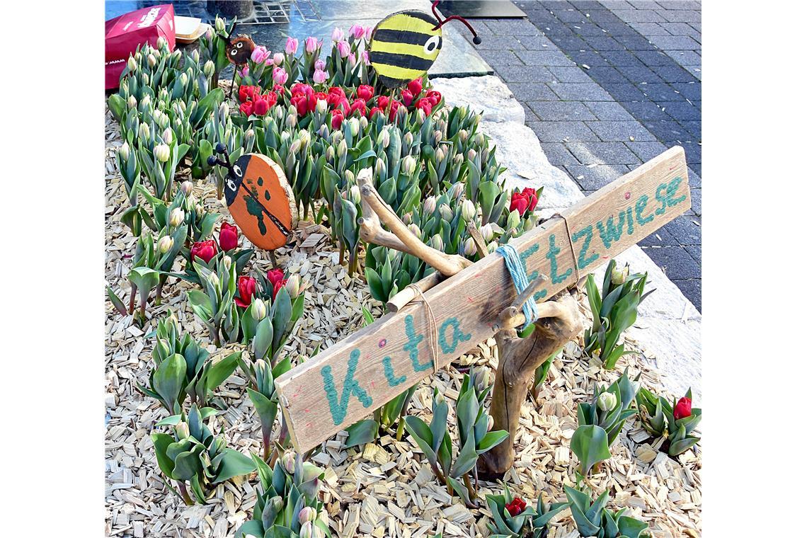 Die Kita Etzwiese hat gebastelt.