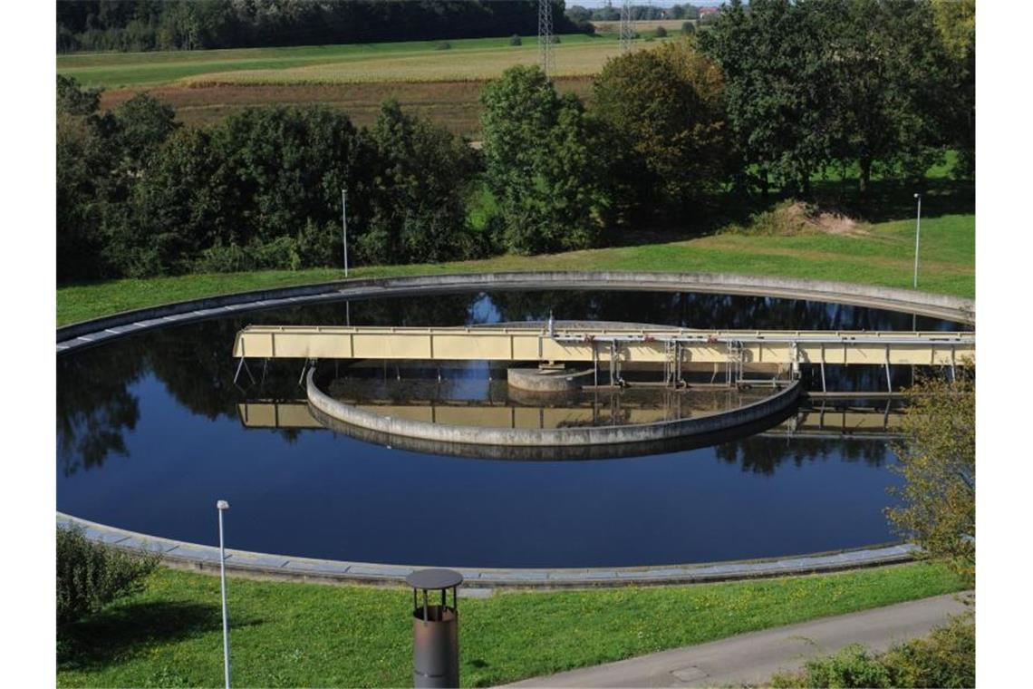 Die Kläranlage des Abwasserzweckverbandes „Raum Offenburg“ bei Griesheim. Foto: picture alliance / dpa/Archivbild