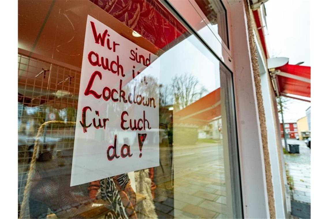 Die kleinen Geschäfte werden es während des Lockdowns im November besonders schwer haben. Foto: Armin Weigel/dpa