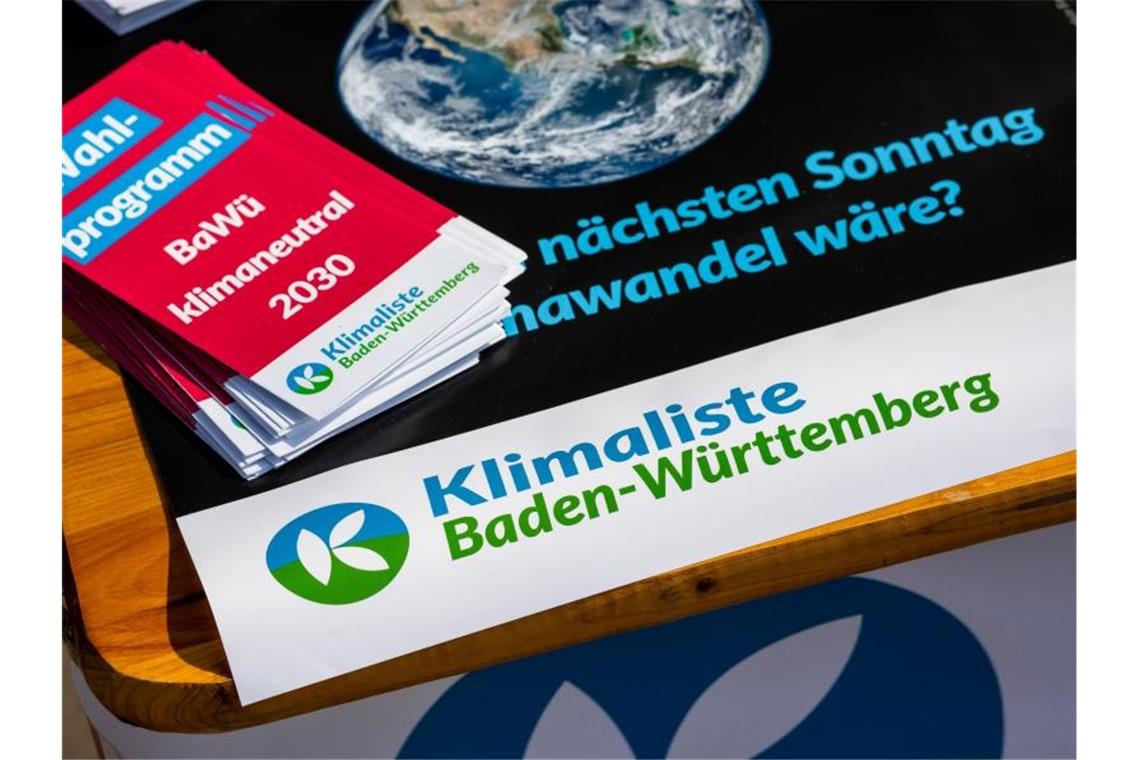 Die Klimaliste-Kandidaten traten unter anderem bei den Landtagswahlen in Baden-Württemberg an. Foto: Philipp von Ditfurth/dpa