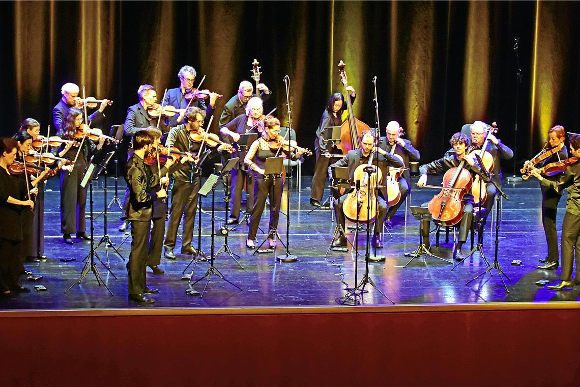 Vision String Quartet im Bürgerhaus: Gekonntes Spiel mit scharfen Wechseln Die Kooperation des Vision String Quartets mit dem Württembergischen Kammerorchester Heilbronn ist gelungen. Foto: Tobias Sellmaier