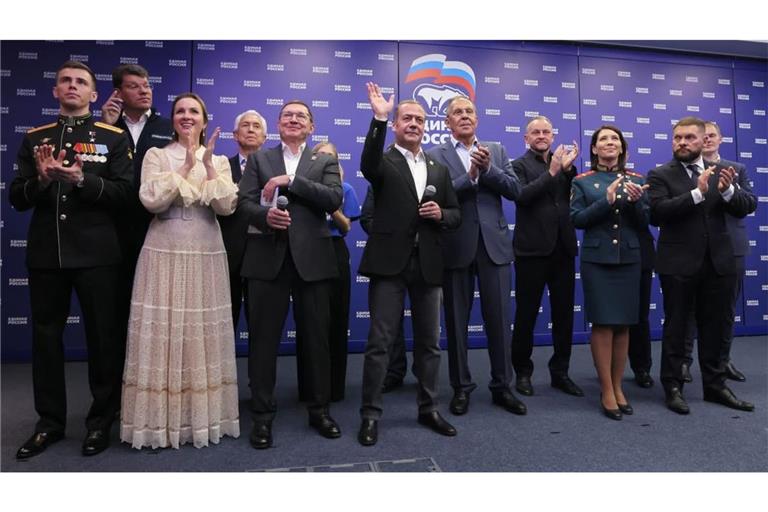 Die Kremlpartei Geeintes Russland ist die maßgebliche politische Kraft hinter dem Krieg gegen die Ukraine.