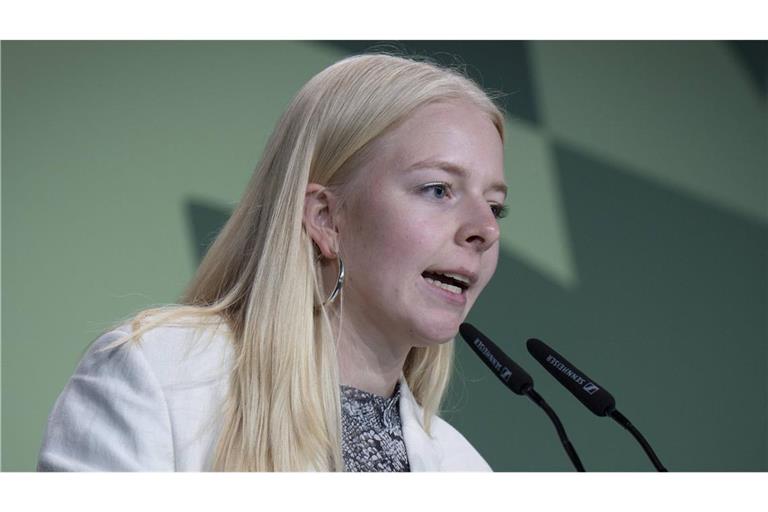 Die Kritik an der Bundessprecherin der Grünen Jugend,  Jette Nietzard, reißt nicht ab. (Archivbild)