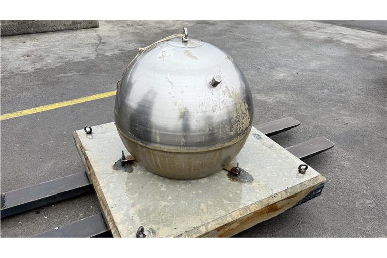 Die Kugel wurde gefunden.