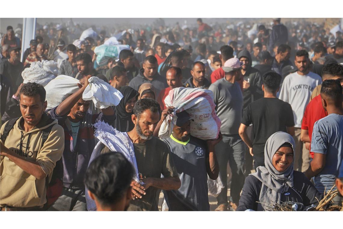Israel will Kampf gegen "iranische Achse" fortsetzen Die Lage in Gaza ist weiter katastrophal. (Archivbild)