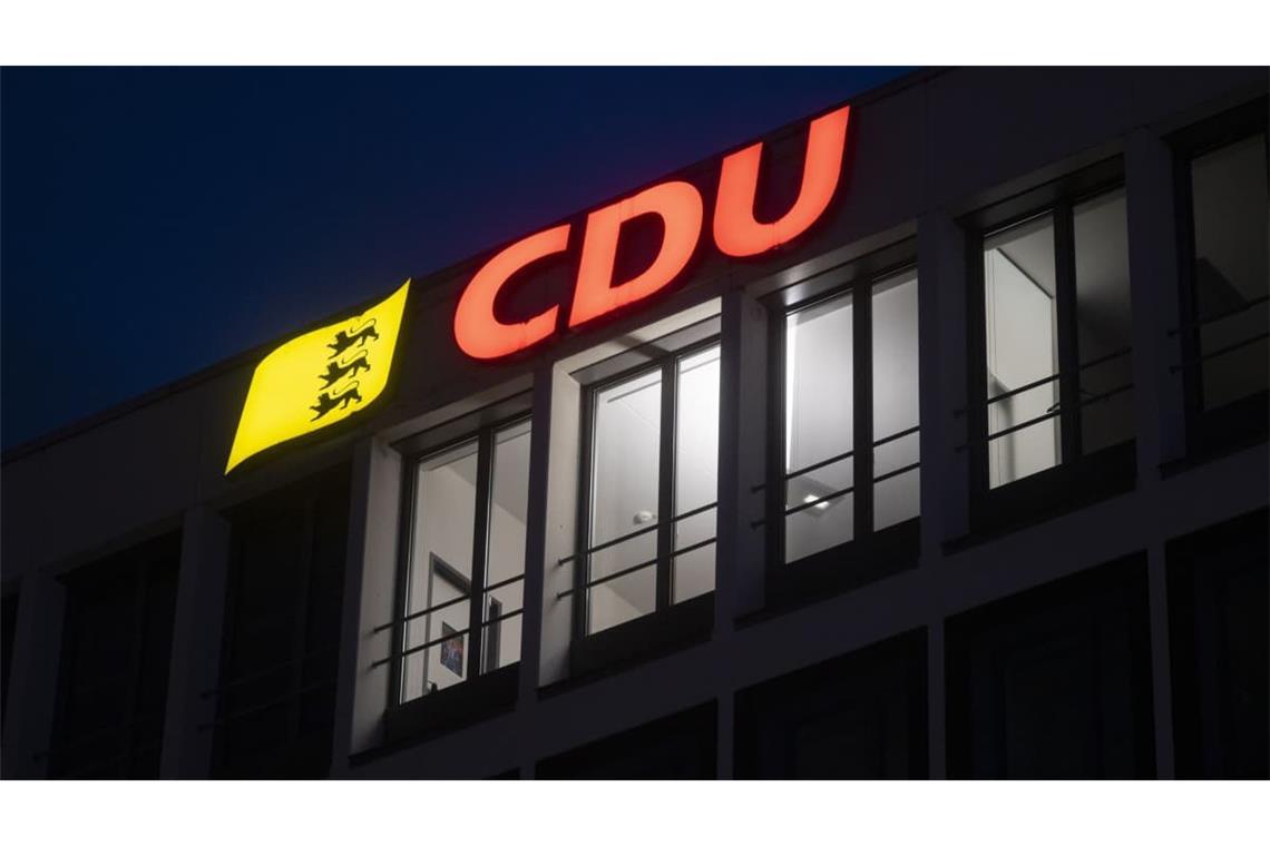 Die Landesgeschäftsstelle der baden-württembergischen CDU - Einrichtungen der Christdemokraten wurden gewarnt, Ziel von linksextrem motivierten Angriffen zu werden. (Archivbild)