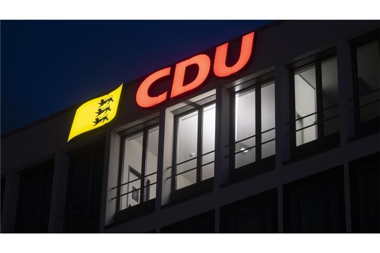 Die Landesgeschäftsstelle der baden-württembergischen CDU - Einrichtungen der Christdemokraten wurden gewarnt, Ziel von linksextrem motivierten Angriffen zu werden. (Archivbild)