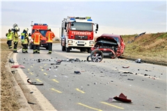 Die Landessstraße ist auf Höhe des Fürstenhof derzeit noch gesperrt. Foto: 7aktuell.de/Kevin Lermer