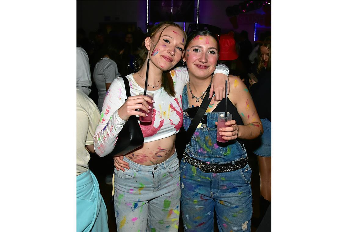 Die legendäre Blau-Weiß-Party des TV Sulzbach/Murr in der Festhalle. Eine ausgel...