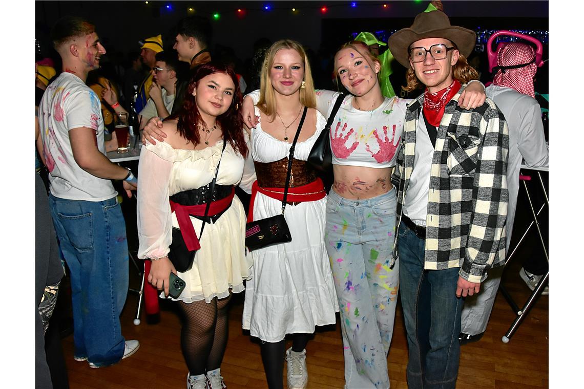 Die legendäre Blau-Weiß-Party des TV Sulzbach/Murr in der Festhalle. Eine ausgel...