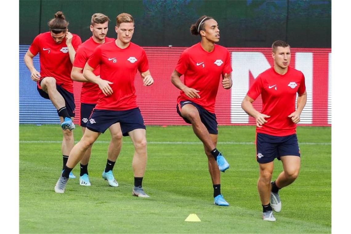 Die Leipziger starten ohne Nationalspieler Lukas Klostermann in Lissabon. Foto: Jan Woitas