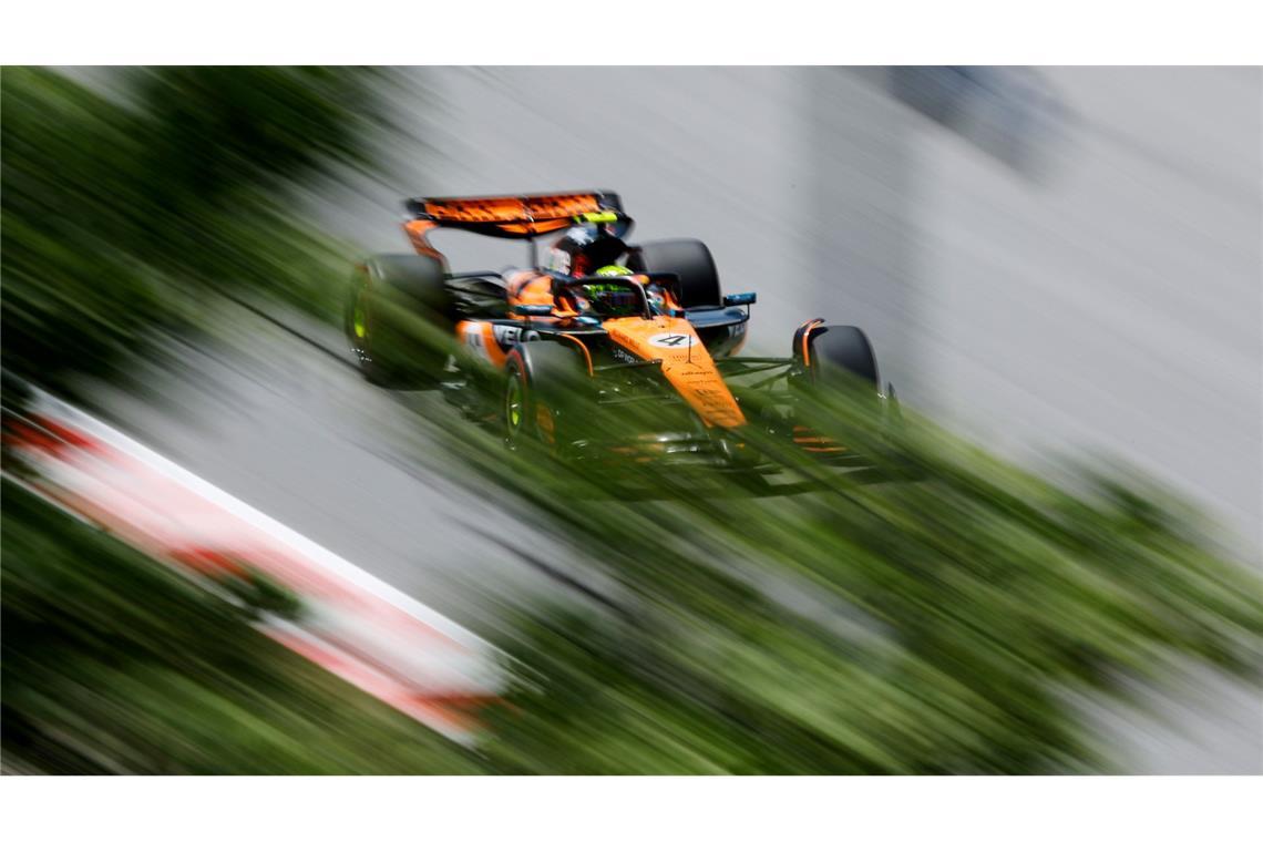Norris und Verstappen mit identischer Zeit - Piastri top Die Leistung vom ersten Training kann er nicht wiederholen.