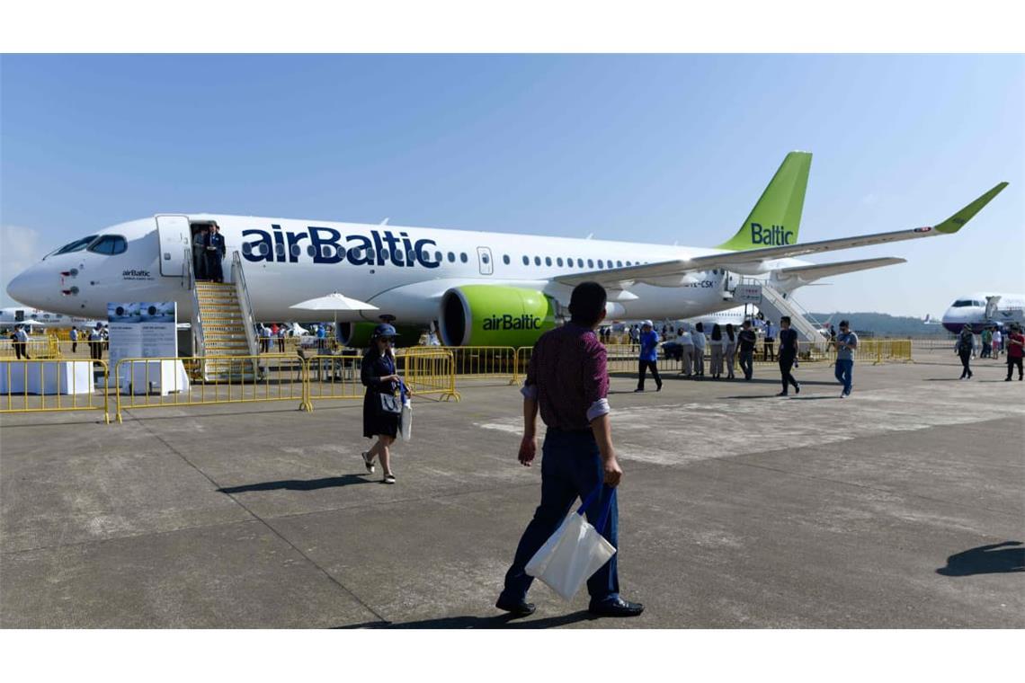 Die lettische Air Baltic hat Insolvenz angemeldet.
