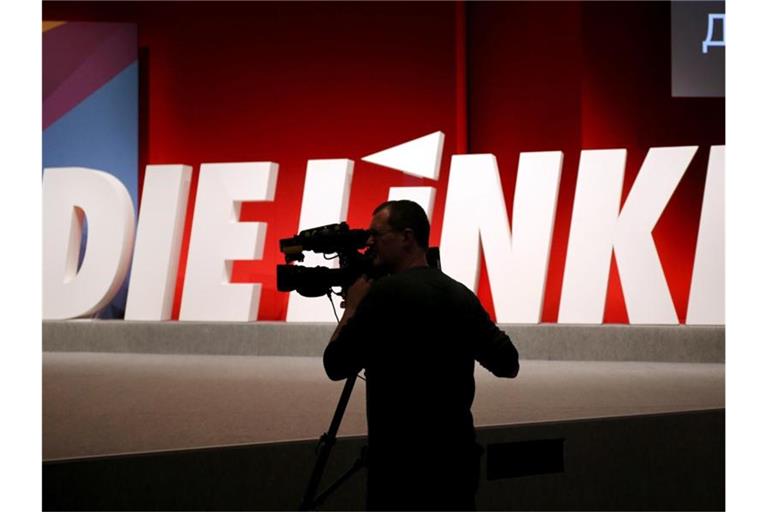 Die Linke startet in einen zweitägigen Online-Parteitag. Foto: Oliver Berg/dpa