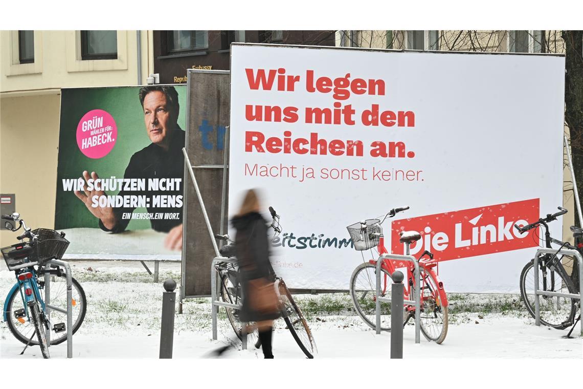 Umfrage: Linke legt deutlich zu – Union mit Einbußen Die Linke steigt laut einer aktuellen Umfrage deutlich in der Wählergunst. (Archivbild)