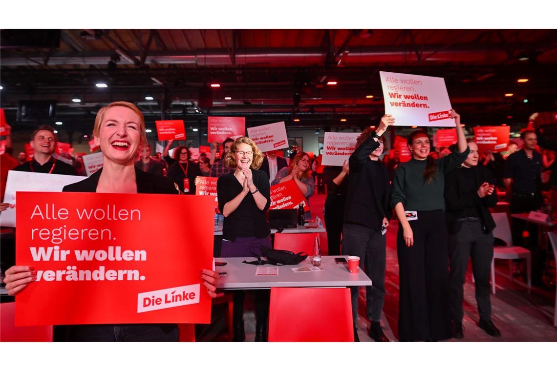 Wie weiter, Linke? Parteitag berät in Chemnitz Die Linken-Vorsitzende Ines Schwerdtner stellt klar: Regieren ist erstmal nicht das Ziel. (Archivbild)