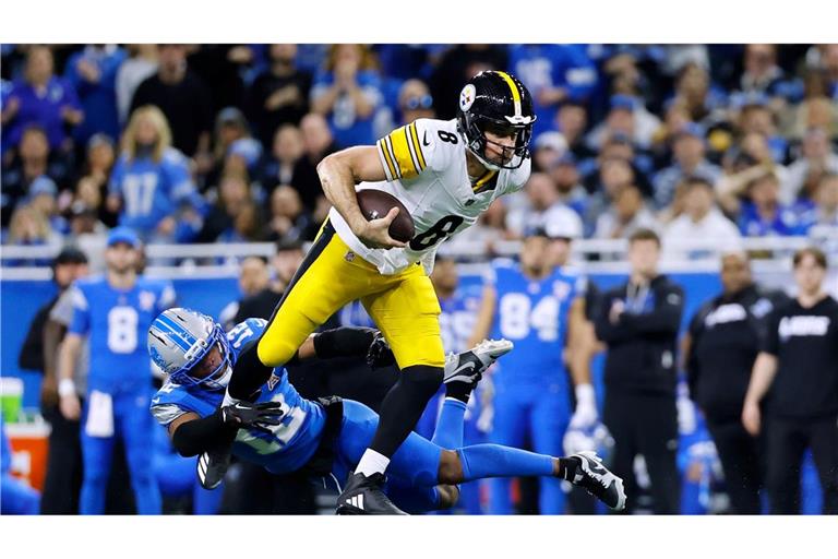 Die Lions konnten die Steelers um Quarterback Aaron Rodgers nicht zu Fall bringen.