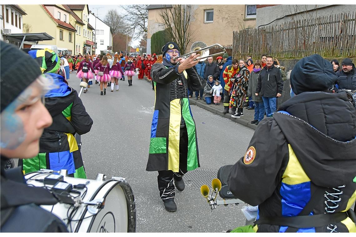 Die Lohkäs-Trampler vom Backnanger Karnevalsclub.