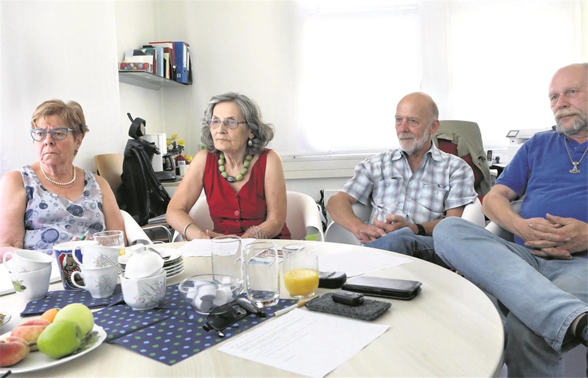 Die Lotsen bei psychischen Erkrankungen (von links): Doris Schäfer, Ingeborg Rettenmeier-Grein, Joachim Kirschmann und Kurt Möller. Foto: G. Schneider