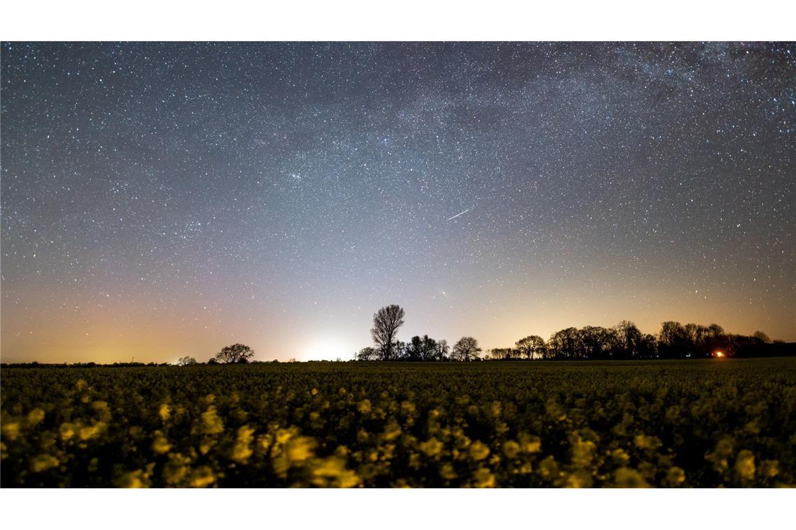 Die Lyriden treten jedes Jahr im April auf. (Archivbild)