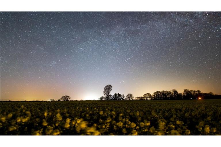 Die Lyriden treten jedes Jahr im April auf. (Archivbild)
